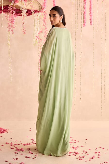 Seema Thukral Embellished Draped Kaftan 