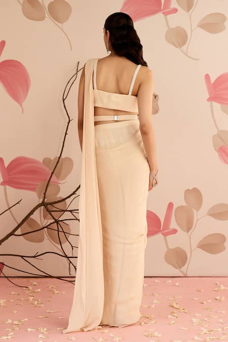 Seema Thukral Embellished Draped Saree Set 
