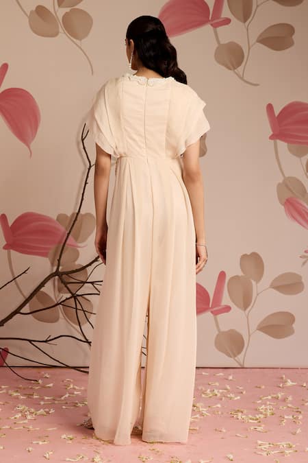 Seema Thukral Embellished Pleated Jumpsuit 