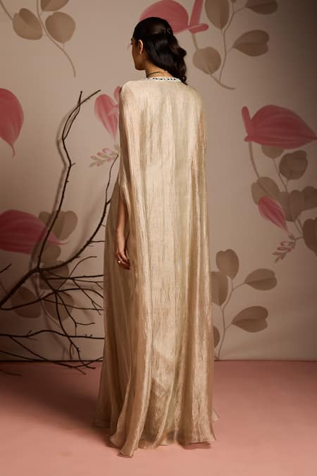 Seema Thukral Embellished Draped Full Length Kaftan 