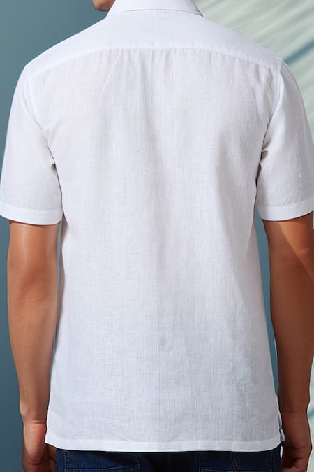 Aryavir Malhotra Equestrian Polo Pure Linen T-Shirt 