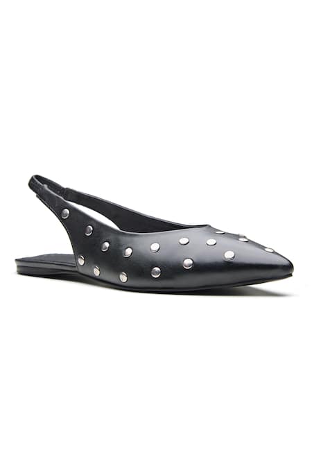 Dang Shoes Studded Slingback Flats 
