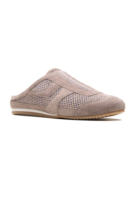 Dang Shoes Taupe Genuine Mesh Sneakers 