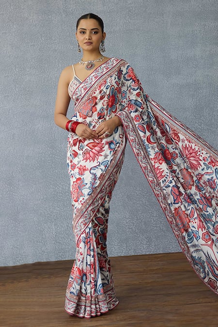 Torani Coromandel Eesha Chanderi Printed Saree 
