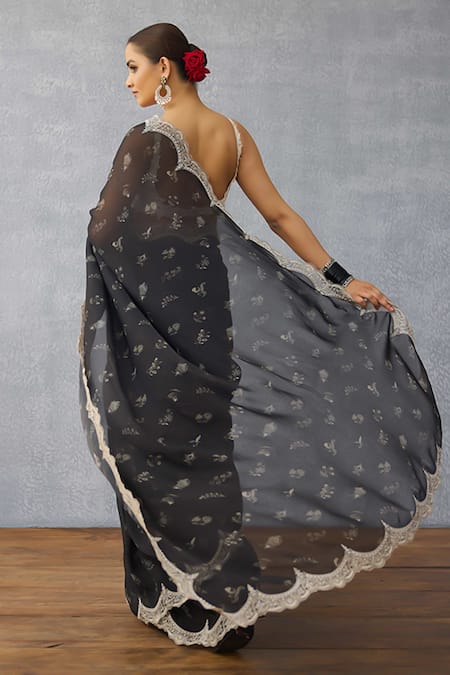 Torani Kalamkari Ziya Organza Saree 