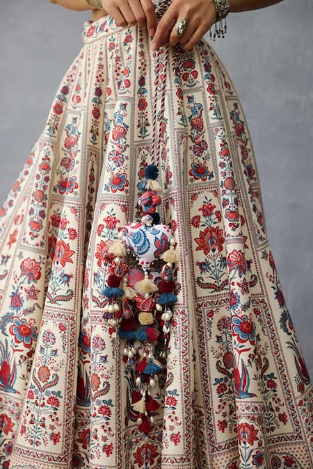 Buy Torani Multi Color , Organza, Crepe Embroidery Coromandel Oorja Lehenga Set Buy_Torani_Multi Color , Organza, Crepe Embroidery Coromandel Oorja Lehenga Set