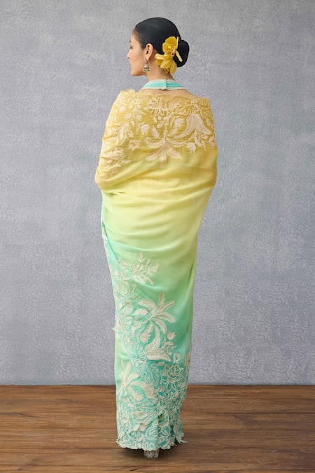 Torani Georgette Multi Color Designer Saree 