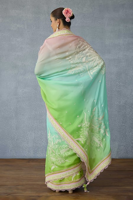 Torani Prakriti Vihana Organza Saree 