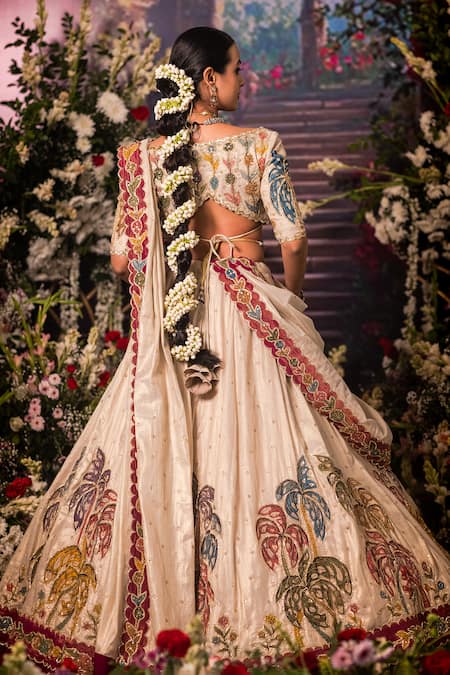 Aindhri By Mahitha Embroidered Classic Lehenga Set 