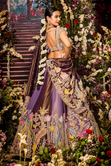 Aindhri By Mahitha Embroidered Classic Lehenga Set 