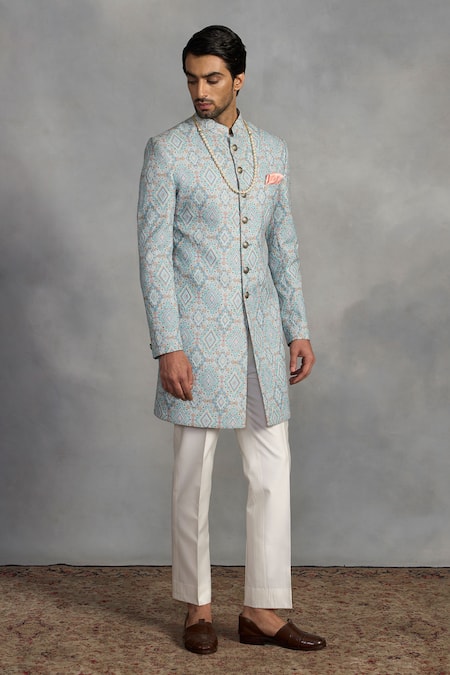 Gargee Designers Designer Aqua Indowestern Set 