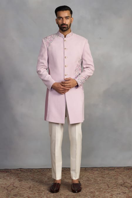 Gargee Designers Mahboob Lilac Indowestern Set 
