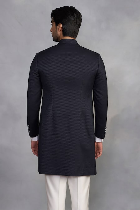 Gargee Designers Mehmaan Blue Indowestern Set 