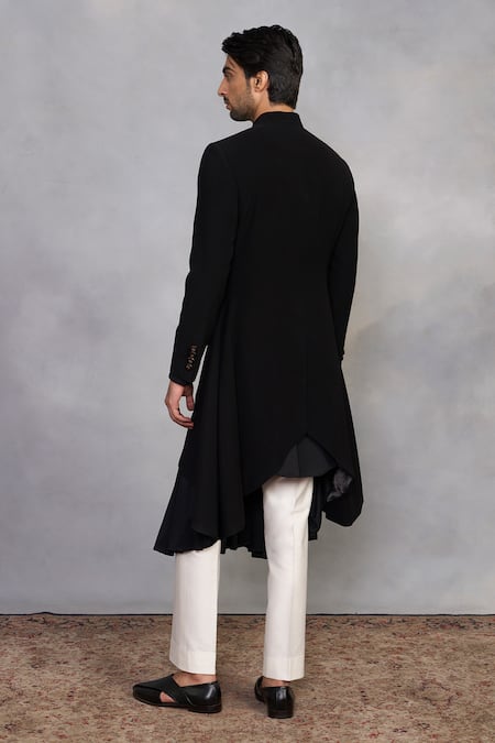 Gargee Designers Taarif Black Indowestern Set 