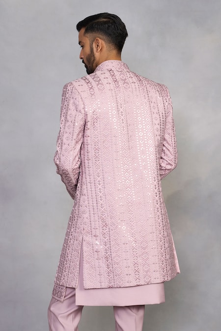 Gargee Designers Zaheen Lilac Indowestern Set 