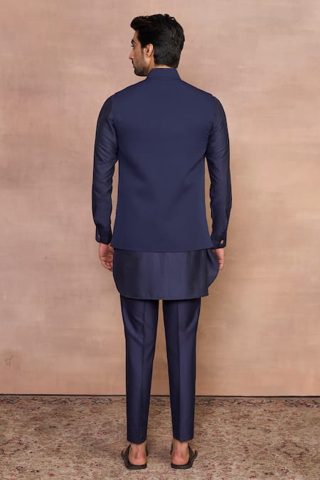Gargee Designers Raunaq Navy Bundi Set 