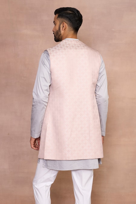 Gargee Designers Peach Bundi Set 