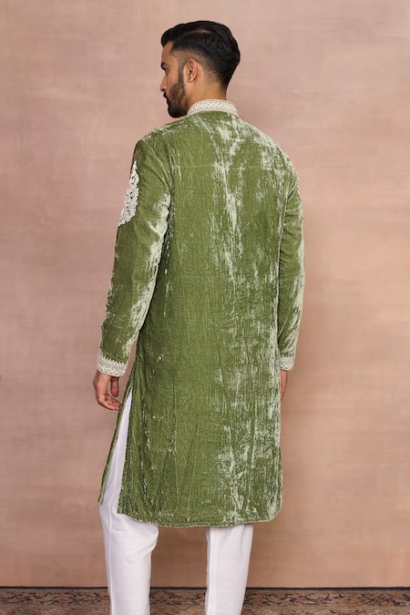 Gargee Designers Shaan Green Dori Kurta Set 