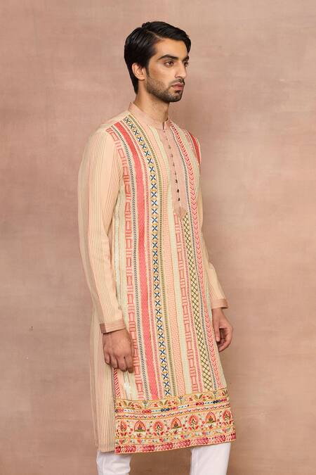 Gargee Designers Multi Color Viscose, Georgette Embroidery Multicolor Kurta Set Online at Aza Fashions Gargee Designers_Multi Color Viscose, Georgette Embroidery Multicolor Kurta Set _Online_at_Aza_Fashions