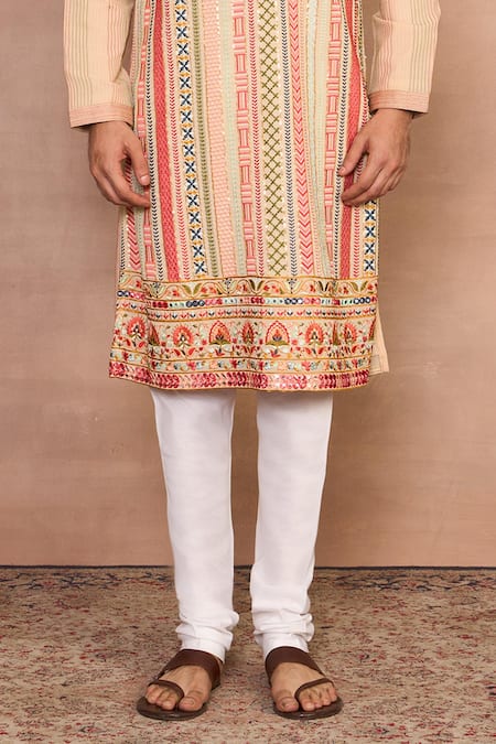 Buy Gargee Designers Multi Color Viscose, Georgette Embroidery Multicolor Kurta Set Online at Aza Fashions Buy_Gargee Designers_Multi Color Viscose, Georgette Embroidery Multicolor Kurta Set _Online_at_Aza_Fashions