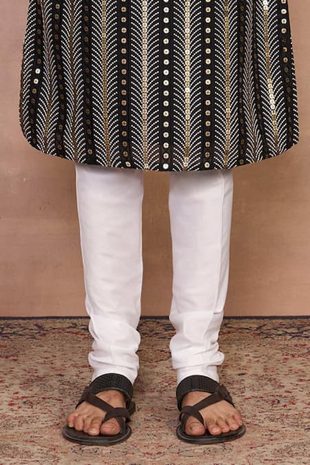 Gargee Designers Black Georgette Sequins Gulistan Gold Embroidered Kurta Set Online at Aza Fashions Gargee Designers_Black Georgette Sequins Gulistan Gold Embroidered Kurta Set _Online_at_Aza_Fashions