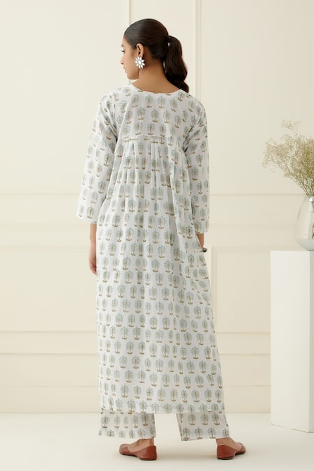 Musal Printed Cotton Kurta Set 