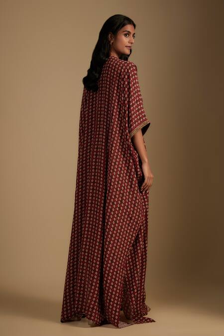 Nadima Saqib Designer Printed Kaftan 