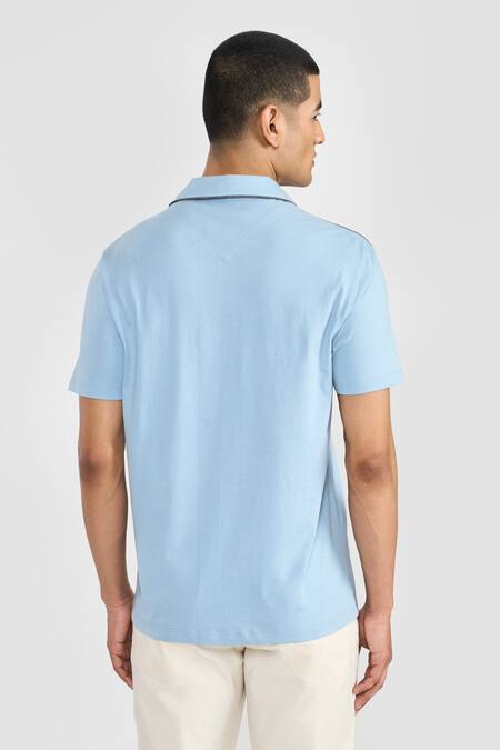 Perona Designer Blue T-shirt 