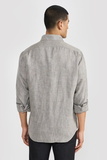 Perona Casual Linen Shirt 