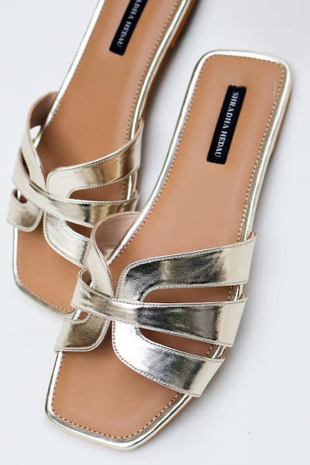 Buy_Shradha Hedau Footwear Couture_Beige Designer Aria Flats 