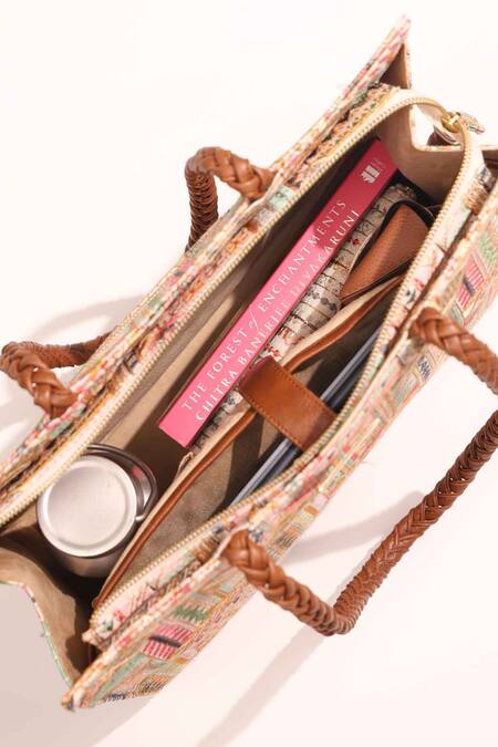 Shop_Amyra_Multi Color Embroidery Cora Multicolor Tote Bag