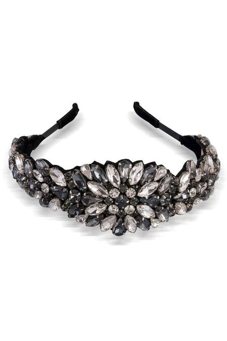 Shop_Hair Drama CO_Silver Crystals Rosemary Broad Headband 