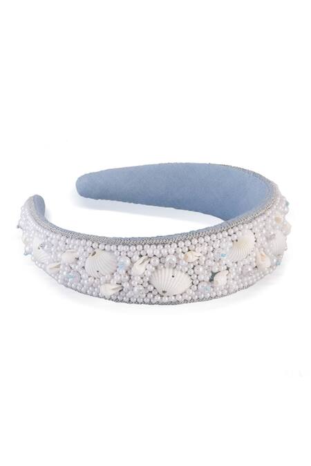 Buy_Hair Drama CO_Blue Pearls Shell And Flat Band 