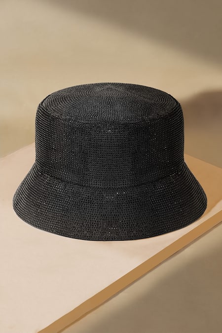 Hair Drama CO Black Hotfix Designer Hat 