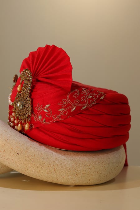 Hilo Design Crimson Royalty Pagdi 