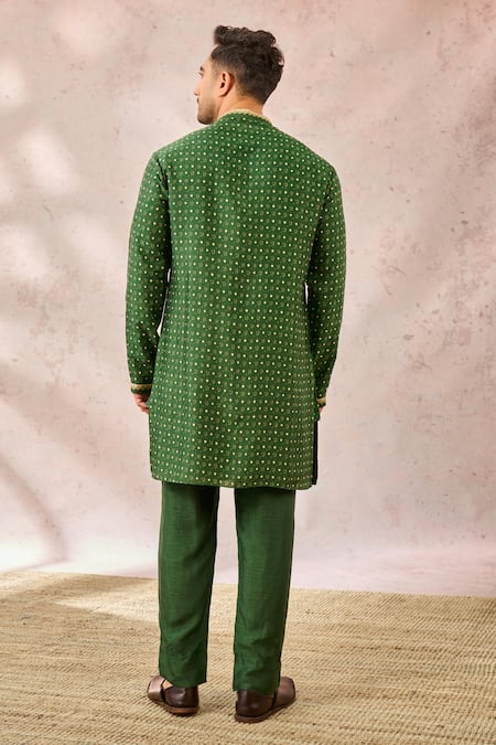 Masaba Green Printed Kurta Set 