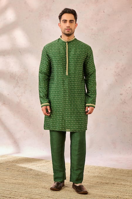 Masaba Green Printed Kurta Set 