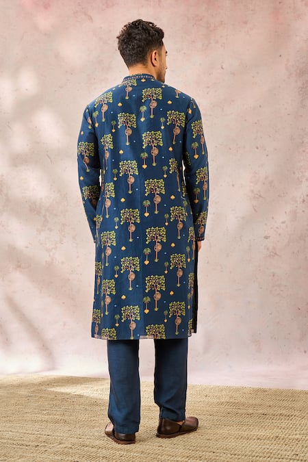 Masaba Tree Print Chanderi Kurta 