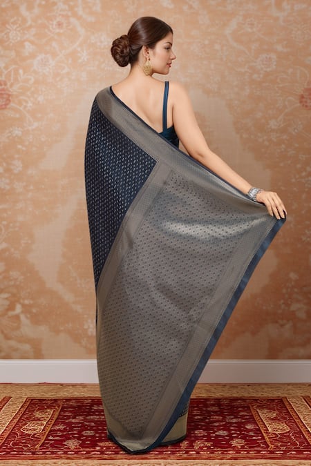 Naintara Bajaj Woven Zari Banarasi Silk Saree 