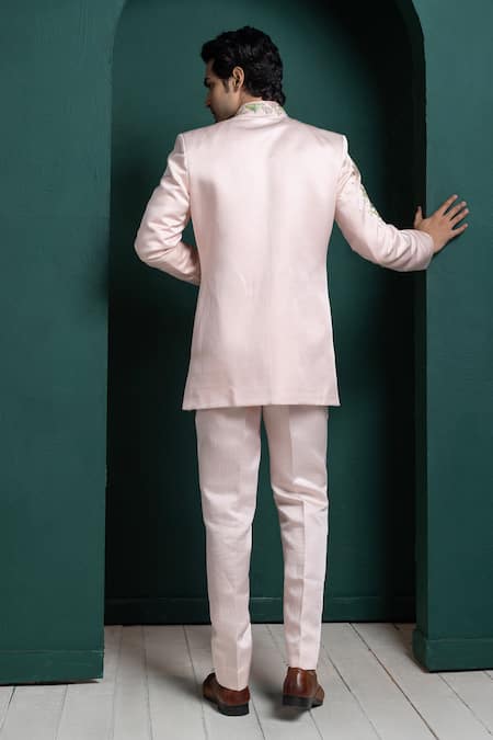 Smriti By Anju Agarwal Embroidered Bandhgala Set 