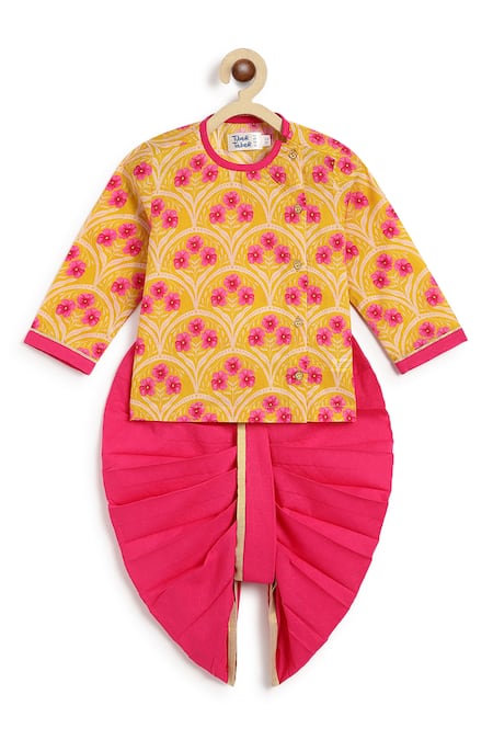 Tiber Taber Floral Print Kurta Set 