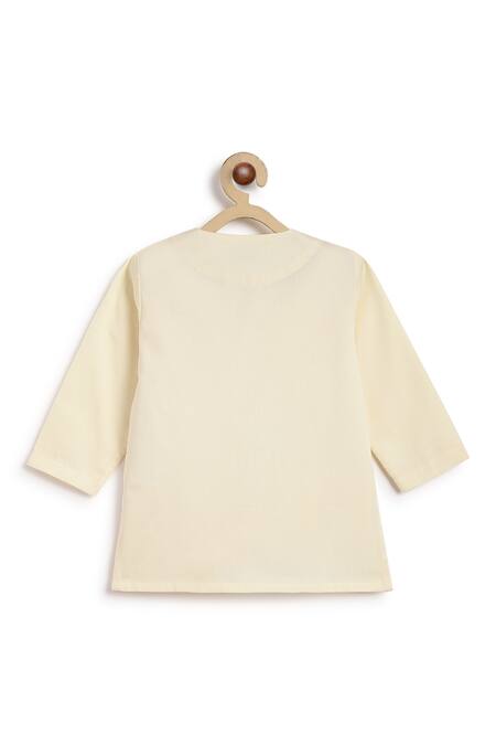 Shop Tiber Taber Cream Cotton Embroidery Designer Kurta Set Online at Aza Fashions Shop_Tiber Taber_Cream Cotton Embroidery Designer Kurta Set _Online_at_Aza_Fashions