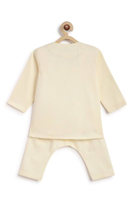 Buy Tiber Taber Cream Cotton Embroidery Designer Kurta Set Buy_Tiber Taber_Cream Cotton Embroidery Designer Kurta Set