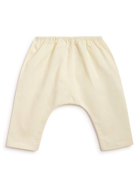 Tiber Taber Cream Cotton Embroidery Shiva Kurta Set at Aza Fashions Tiber Taber_Cream Cotton Embroidery Shiva Kurta Set _at_Aza_Fashions