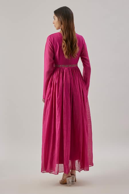 Cupid Cotton Designer Chanderi Silk Anarkali Set 