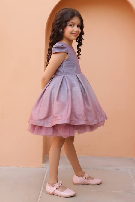 Janyas Closet Multi Color Net Sequins Shaded Glitter Dress at Aza Fashions Janyas Closet_Multi Color Net Sequins Shaded Glitter Dress _at_Aza_Fashions