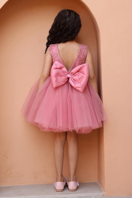 Janyas Closet Floral Embroidered Dress 