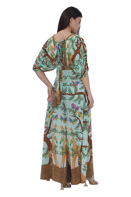 Limerick By Abirr N' Nanki Multicolor Printed Designer Jumpsuit 