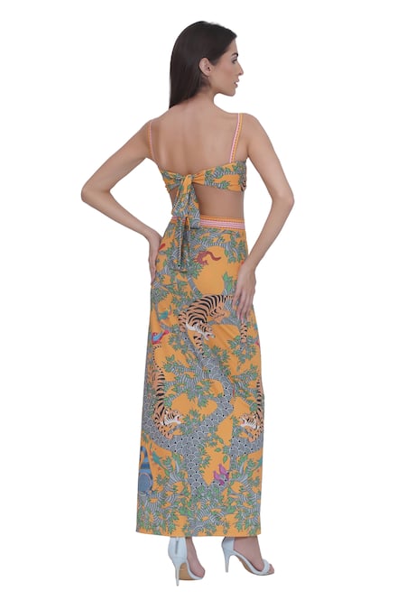 Limerick By Abirr N' Nanki Multicolor Designer Cover Up Skirt 