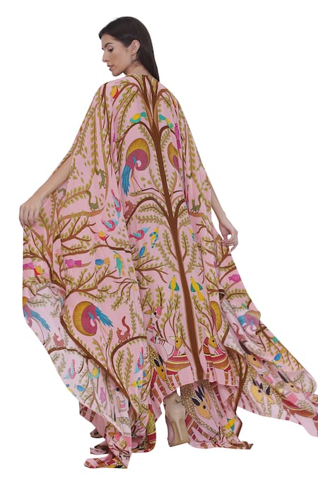 Limerick By Abirr N' Nanki Multicolor Printed Cape 